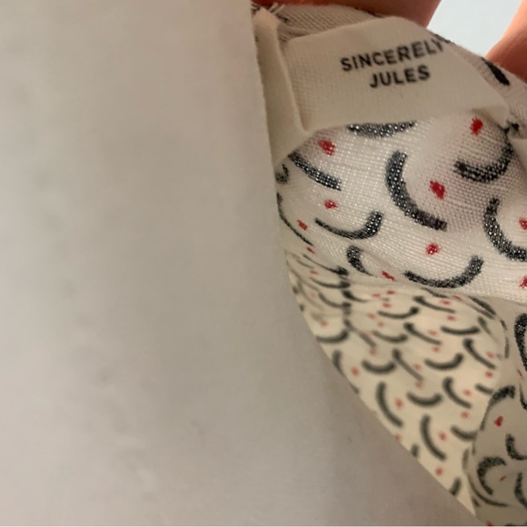 Billabong x Sincerely Jules Printed 100% Linen Long Sleeve Wrap Top Blouse - Picture 13 of 14